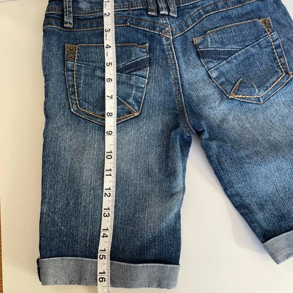 Epic Threads Girls Denim Jean Bermuda Shorts Size 12